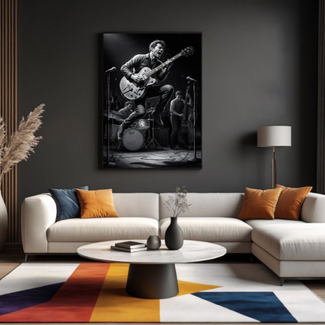 Energy in Black and White Poster (Creator Uploaded)