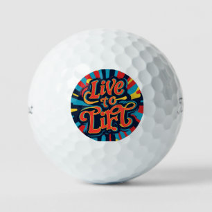 "Energy in Every Lift" Golf Balls