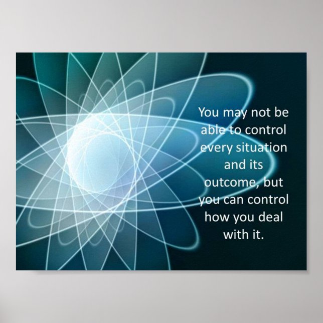 Energy Inspiration Quote Poster (Front)