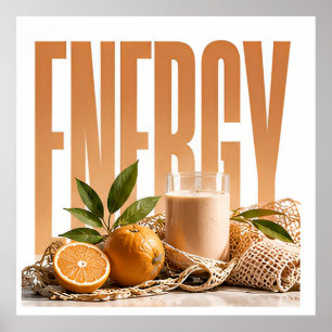 Energy Luxury Wellness Editorial Graphic Poster