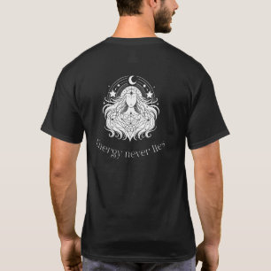 Energy Never Lies – Modern Lifestyle Quote Design T-Shirt