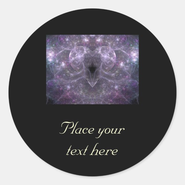 Energy of Love Classic Round Sticker (Front)