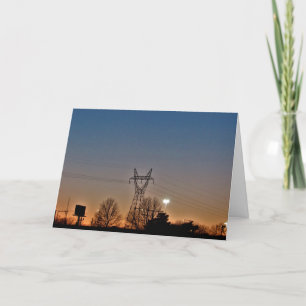 “Energy Park Power at Sunset” Get Well Card