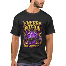 Energy Potion Pre-Workout Gaming Fitness Graphic