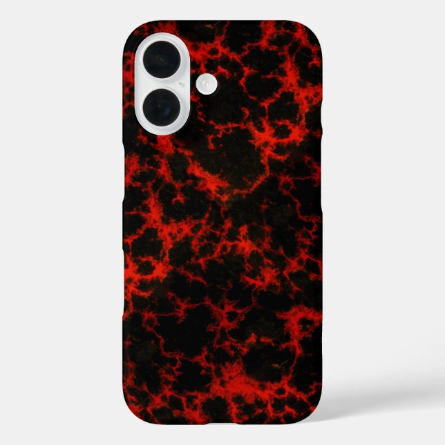 Energy Red and Black Flames Case-Mate iPhone Case (Back)