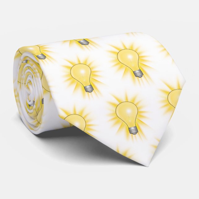 Energy Saver Light Bulb Tie (Rolled)