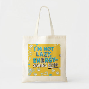 Energy savings quote shopping tote bag