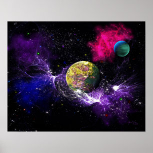 Energy Storm (20x16) Poster
