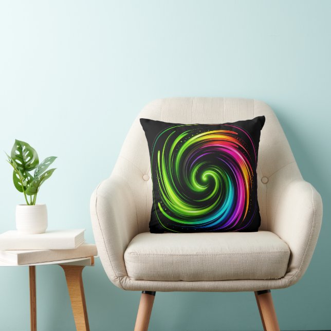 Energy Vortex Rainbow Motion Cushion (Chair)