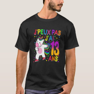 Enfant 13 Ans Fille Anniversaire Cadeau Licorne T-Shirt