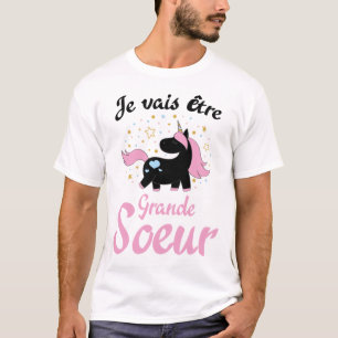 Enfant Future Grande Soeur Je Vais Être Grande So T-Shirt