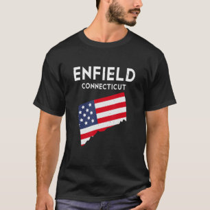 Enfield Connecticut USA State America Travel Conne T-Shirt