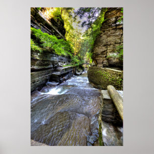 Enfield Glen, Robert H Treman State Park, NY Poster