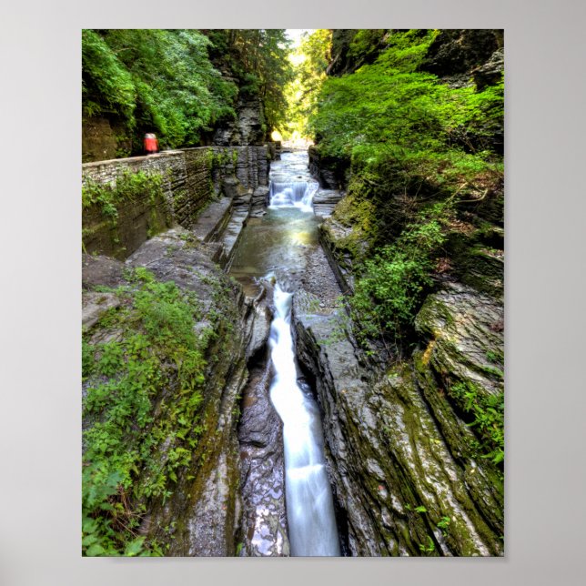 Enfield Glen, Robert H Treman State Park, NY Poster (Front)