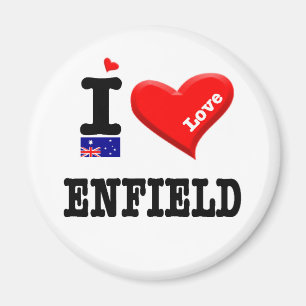 ENFIELD - I Love Magnet