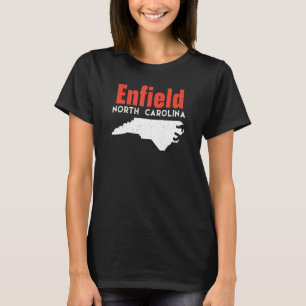Enfield North Carolina USA State America Travel T-Shirt