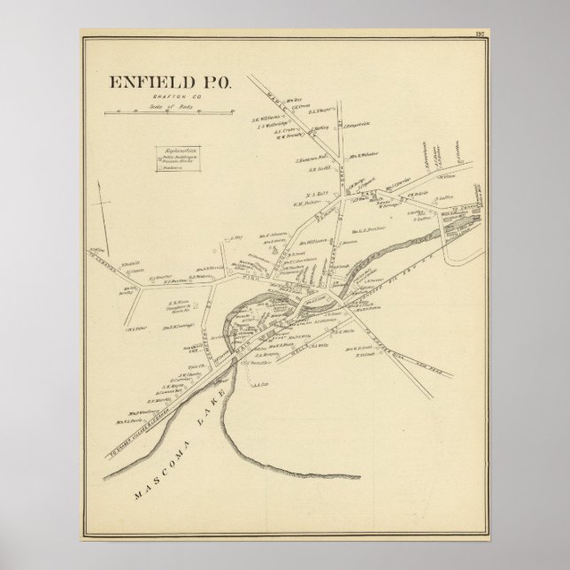 Enfield PO, Grafton Co Poster (Front)