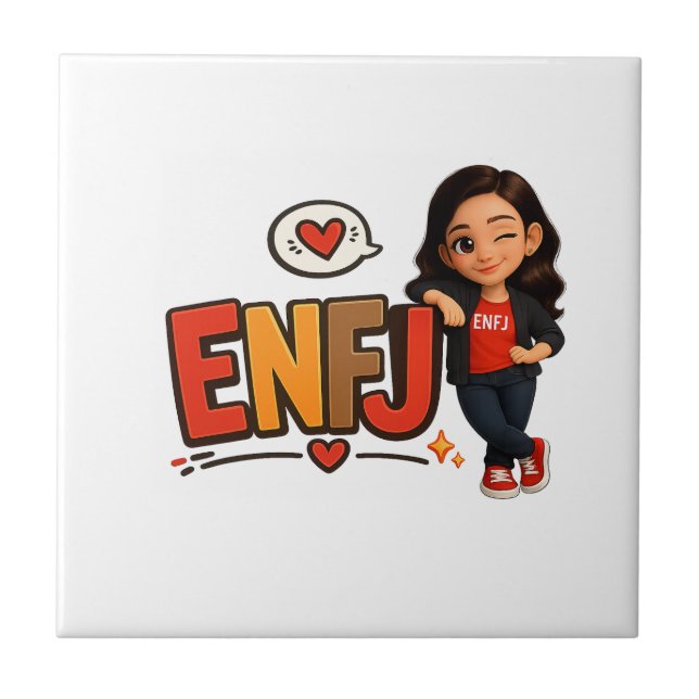 ENFJ CERAMIC TILE (Front)