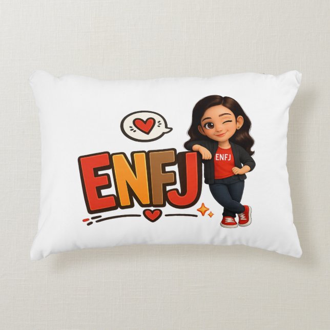 ENFJ DECORATIVE CUSHION (Front)