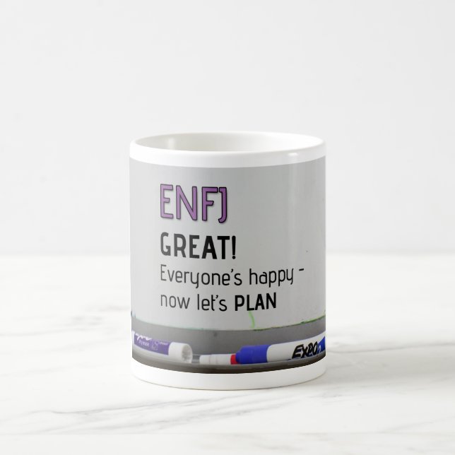 ENFJ "Now let's plan" Mug (Center)