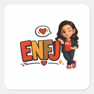 ENFJ SQUARE STICKER