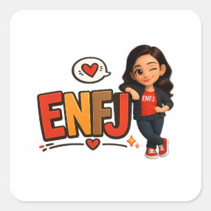 ENFJ SQUARE STICKER