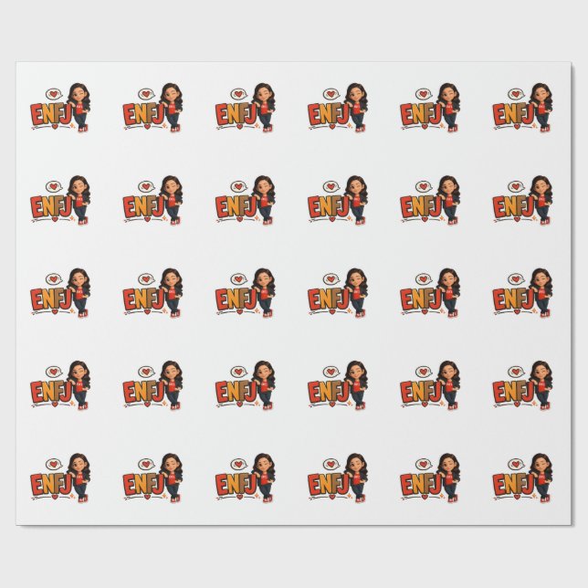 ENFJ WRAPPING PAPER (Flat)