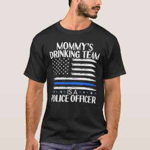 Enforcement Police Officer Mum Cop T-Shirt
