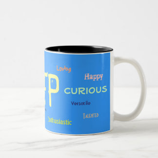 ENFP, The Visionary, Zest, Loving, Versatile, S... Two-Tone Coffee Mug