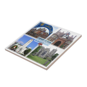 ENG009 LUTON, Guru Nanak Gurdwara Sikh Temple, Ceramic Tile