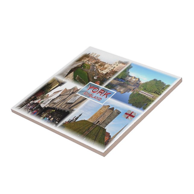 ENG013 YORK, England, Europe, Ceramic Tile (Side)