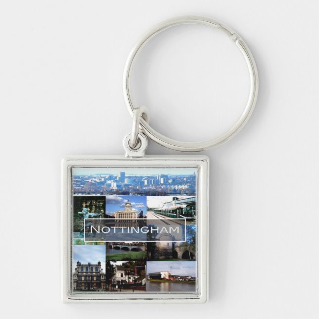 ENG021 NOTTINGHAM, England, Europe, Key Ring (Front)