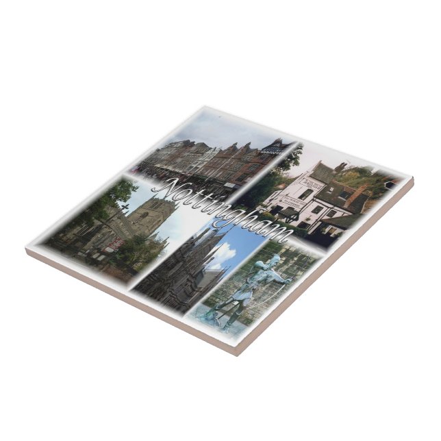 ENG022 NOTTINGHAM, England, Europe, Ceramic Tile (Side)