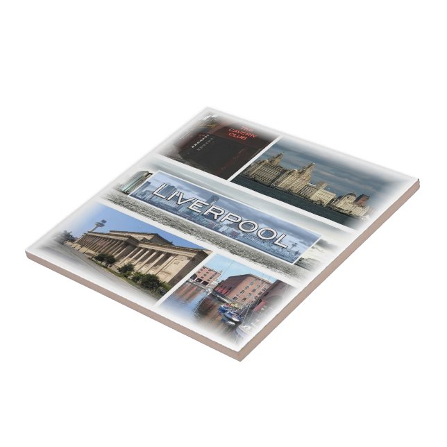 ENG026 LIVERPOOL, England, Europe, Ceramic Tile (Side)