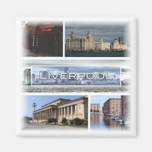 ENG026 LIVERPOOL, England, Europe, Fridge Magnet