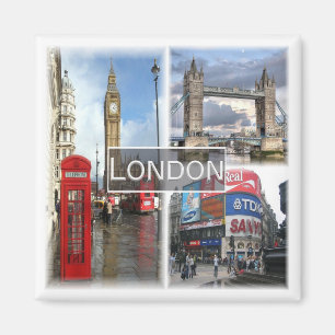ENG048 LONDON, England, Europe, Fridge Magnet