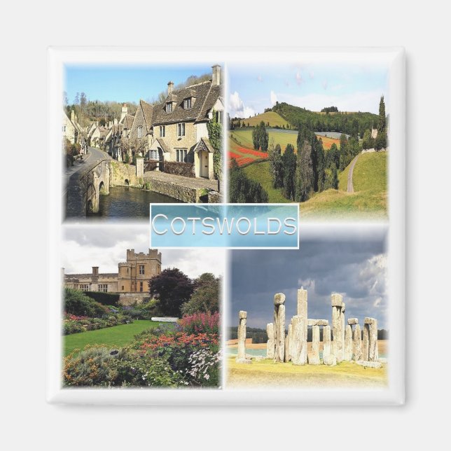 ENG049 COTSWOLDS, England, Europe, Fridge Magnet (Front)