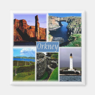 ENG055 THE ORKNEY ISLANDS ORKNEYS, Scotland Fridge Magnet