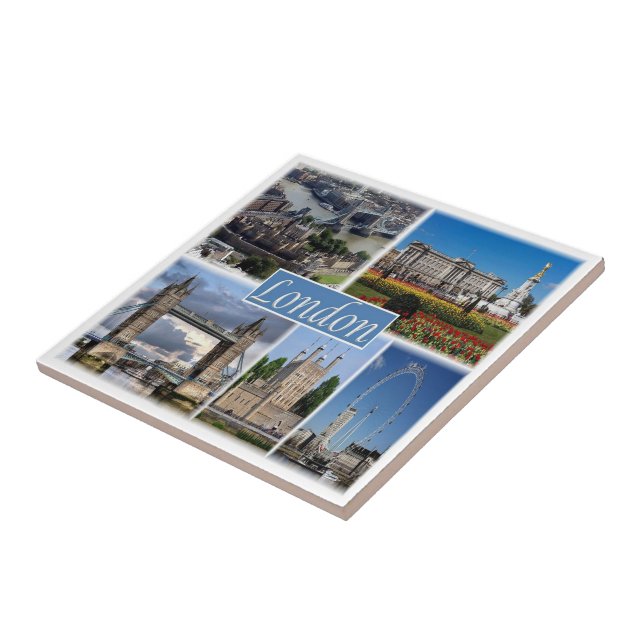 ENG056 LONDON, England, Europe, Ceramic Tile (Side)