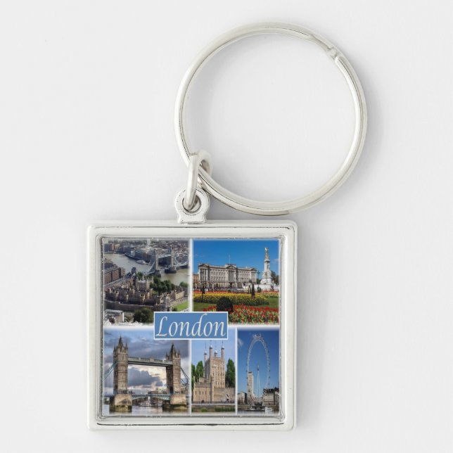 ENG056 LONDON, England, Europe, Key Ring (Front)