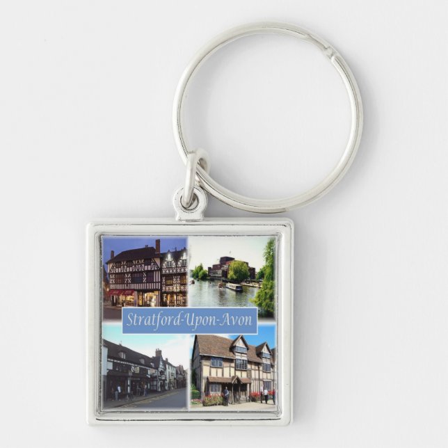 ENG060 STRATFORD UPON AVON, England Europe, Key Ring (Front)