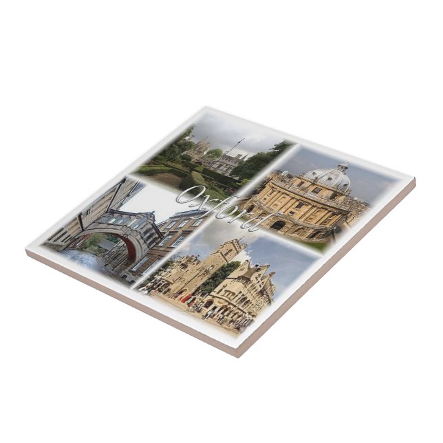 ENG068 OXFORD, England, Europe, Ceramic Tile (Side)