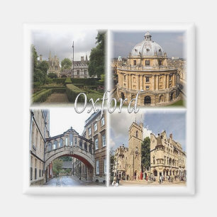 ENG068 OXFORD, England, Europe, Fridge Magnet