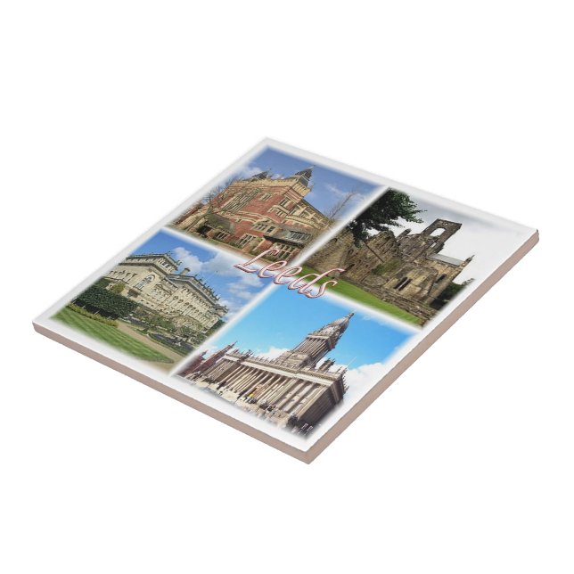 ENG070 LEEDS, Yorkshire, England, Europe, Ceramic Tile (Side)