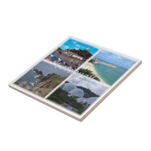 ENG076 CORNWALL, Land's end St. Ive, Ceramic Tile