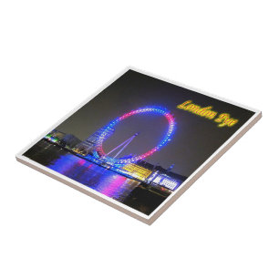 ENG081 LONDON EYE, England, Europe, Ceramic Tile