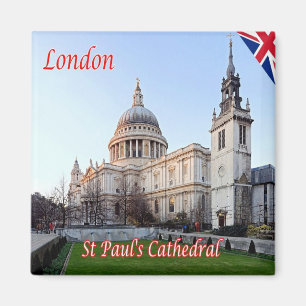 ENG083 LONDON SAINT PAUL CATHEDRAL, Fridge Magnet