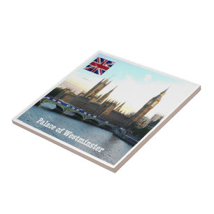 ENG086 LONDON PALACE OF WESTMINSTER, CERAMIC TILE