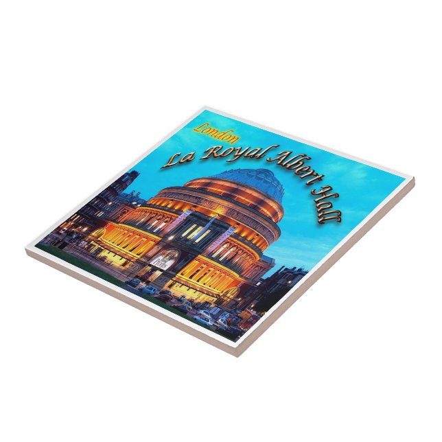 ENG088 LONDON LA ROYAL ALBERT HALL, CERAMIC TILE (Side)