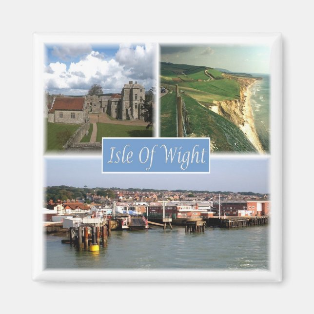 ENG101 ISLE OF WIGHT. England, Europe, Fridge  Magnet (Front)